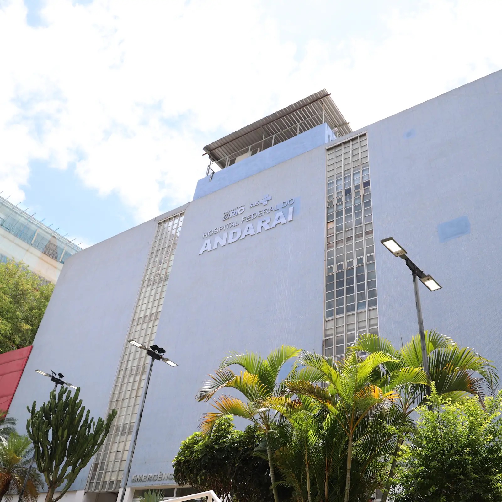 Fachada do Hospital do Andaraí depois da recuperação