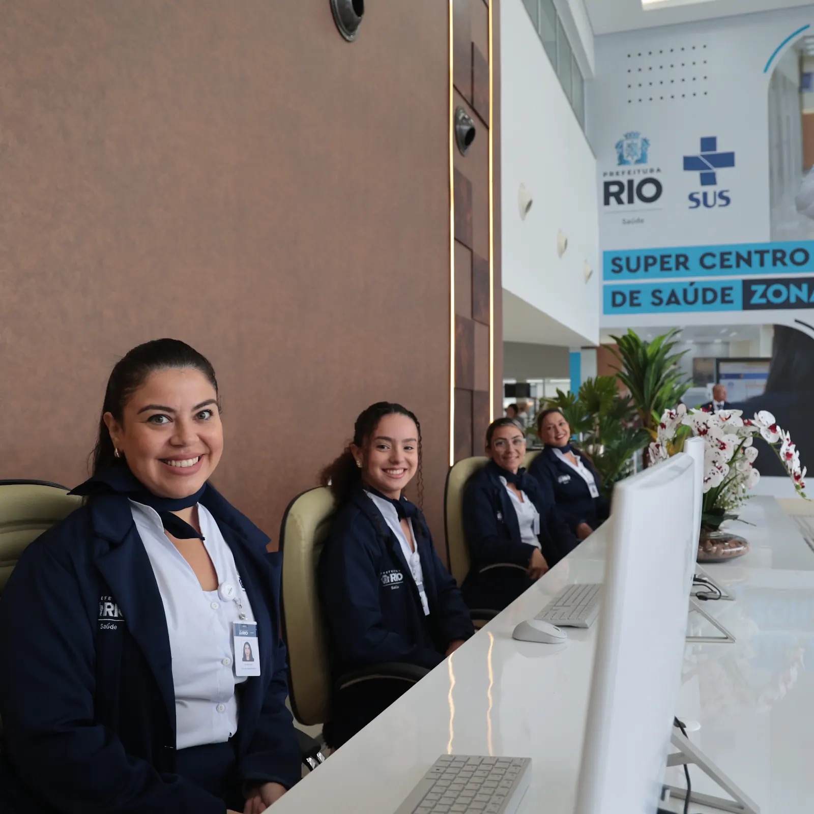 Recepção do Super Centro Carioca de Saúde