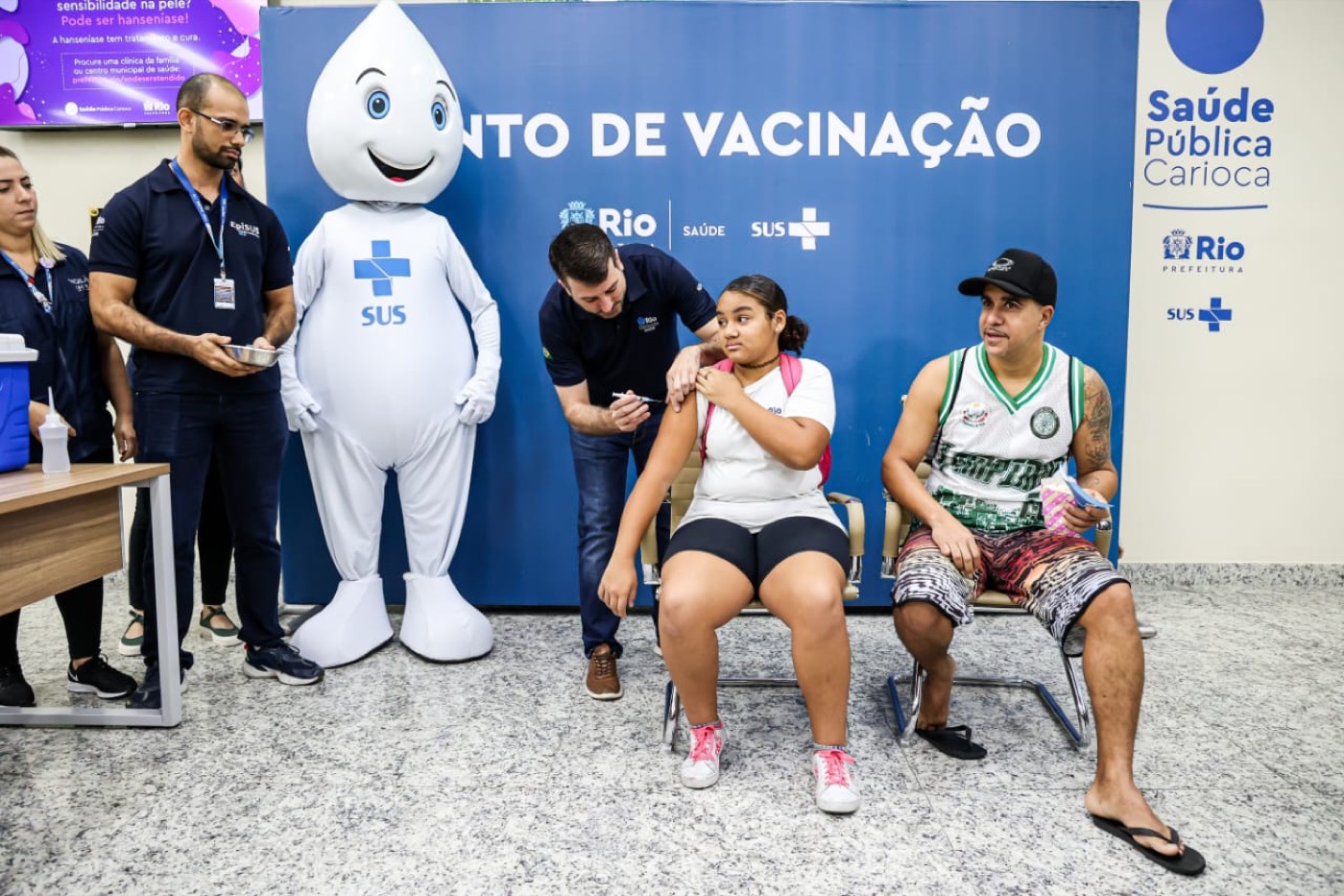 Rio tem grande movimentação em postos de saúde no dia D de Multivacinação