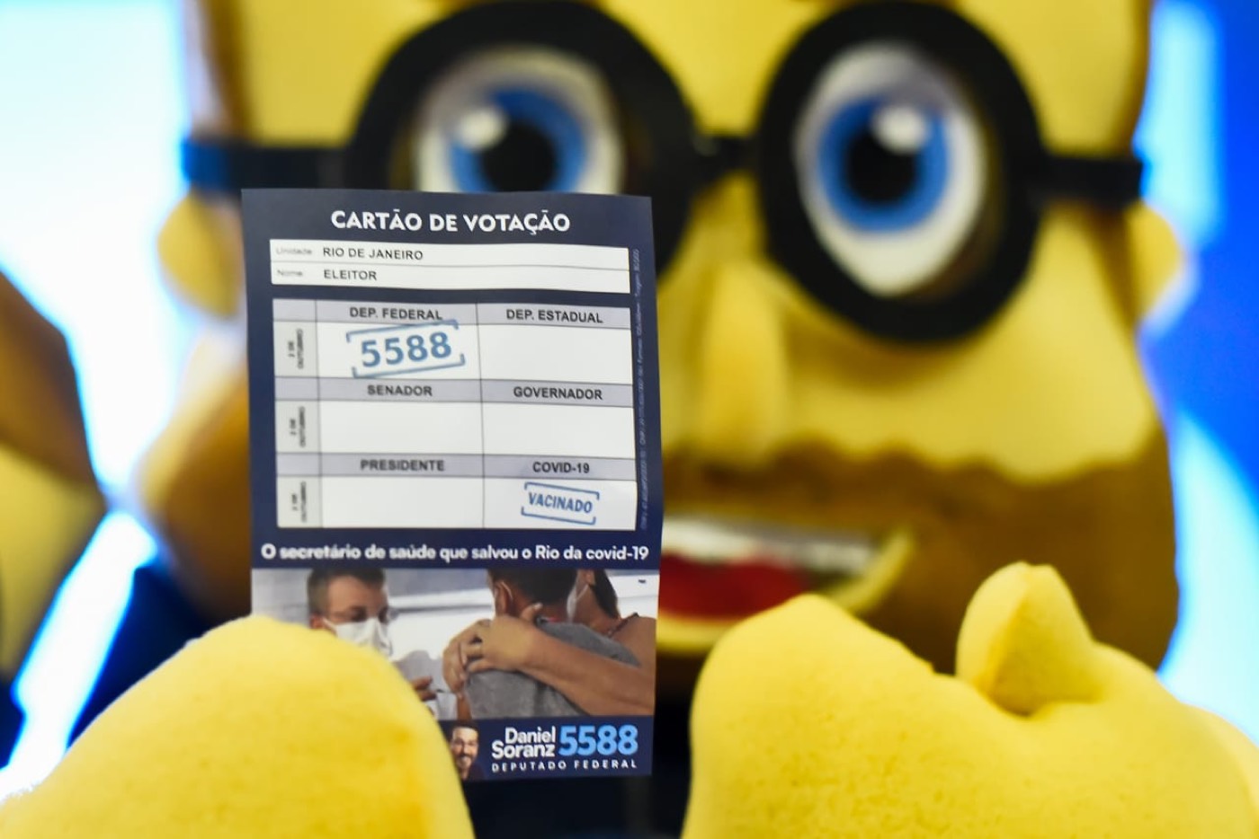 Cartão de vacinação — ops, de votação