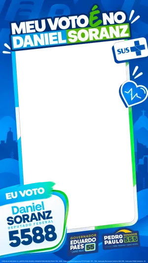 Meu voto é no Daniel Soranz