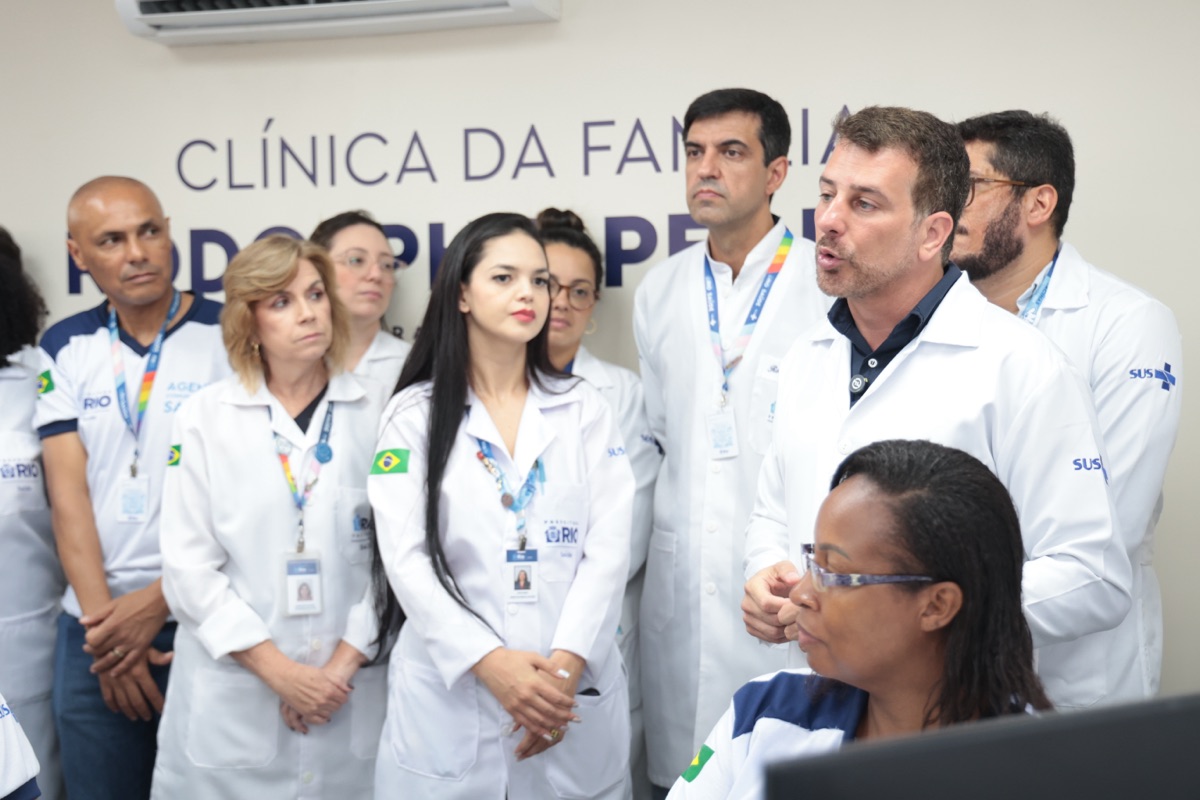Inauguração da Clínica da Família Rodolpho Perissé, no Vidigal